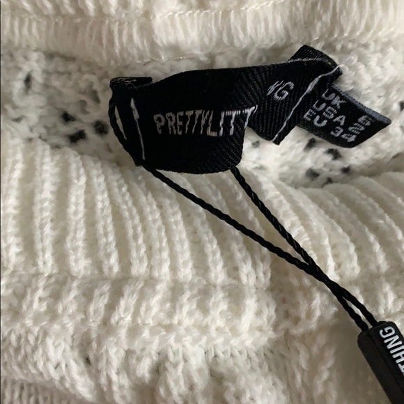 Cream wide leg trouser - Picture 3 of 3